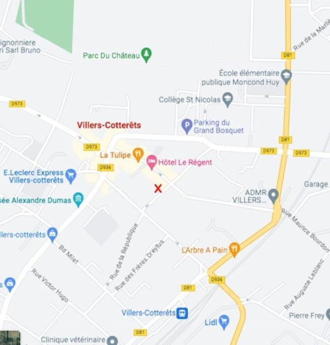 Appartement “chez Mily“ Joli Petit Duplex Plein Centre Cotteret *